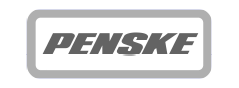 Penske logo escala de grises